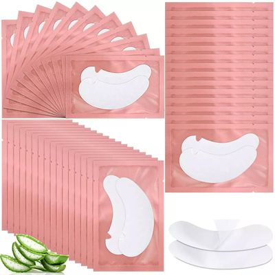 25/50/100 Pairs Under Eye Patches, Isolation Eyelash Extension Pads, Under Eye Gel Pads For Pro Salon And Individual, DIY Lashes Extension Supplies (Pink) (25 Pair)