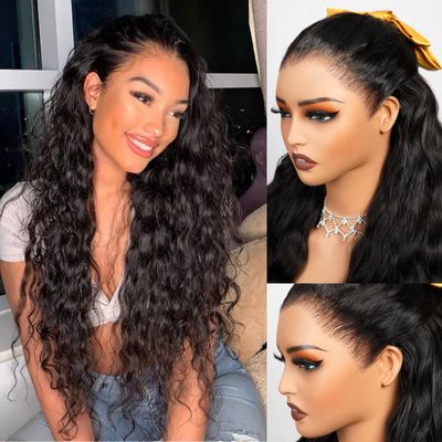 Arabella 13x6 Lace Front Wigs Human Hair 26 inch Curly Wave Human Hair Wig