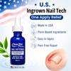 ClearZal Nail Softener, Ingrown Nail Fix Ingrown Toenail Relief & Softening Solution, Extra Strength for Thick Hard Nails,ingrown toenail removal, softener solution, Professional Nail Care Fix, 30ml view 2