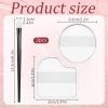 3Pcs Silicone Makeup Applicator with Makeup Brush, Clear & Non-Absorbent view 2