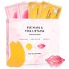 30 Pairs Eye Mask & Lip Mask, 24K Gold Eye Patches and Collagen Lip Patch view 1