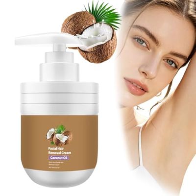 Coconut Oil Facial Hair Removal Cream,Kenshaw Hair Removal Cream,Plant Extract Facial Hair Removal,Facial Hair Removal Cream Coconut Oil,Suitable For Sensitive Skin (1PC)