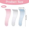 6 Pack Hair Removal Spatulas Sticks Portable Hair Wax Cleansing Spatulas Plastic Mask Scraper Non-Stick Wax Hairs Removal Applicator Reusable Waxing & Depilatory Creams Applicator view 2