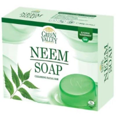 Al Khair 90g Neem Soap Bar, Organic Bar for Daily Cleansing, Moisturizing Herbal Formula for Men & Women, Natural Neem Soap for Skin Care, Fresh Healthy-Looking Complexion