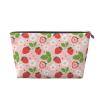 MANQINF Strawberry Makeup Bag for Purse,Fruit Cosmetic Pouch,Travel Organizer Zipper Toiletry Case for Women Men view 1