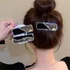 Small perfume velvet rhinestone hair clips female 2 side broken bangs clip headdress card accessories view 2