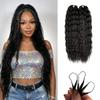 Knotless Pre-Separated Crochet Hair Wet and Wavy Super Wave Feather Crochet Hair Human Hair Natural Color 10inch 200g view 1