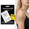 INKARTLINK Fireworks Temporary Tattoos, Realistic Waterproof Fake Tattoos view 1