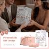 BOYATU Personalized Travel Makeup Bag: 3-in-1 Cosmetic Bag Gift for Women view 2