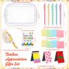 Pasimy 4 Sets/57 Pcs Back to School Teacher Appreciation Gifts Bulk view 2