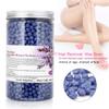 Adfaga 4 Flavor Hard Wax Beans Hair Removal Kit Gentle Effective Depilatory Wax for Bikini Legs Arms Underarms Ingredients No Strips Needed 500g Jar (Lavender) view 2