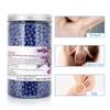 Adfaga 4 Flavor Hard Wax Beans Hair Removal Kit Gentle Effective Depilatory Wax for Bikini Legs Arms Underarms Ingredients No Strips Needed 500g Jar (Lavender) view 3