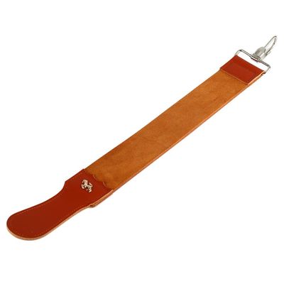 Adfaga Professional Genuine Leather Strop Double Sided Sharpening Belt for Straight Razors Chisels Barbers Home Use Brown 50 2cm 19 8inch
