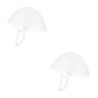 FRCOLOR Hair Highlighting Cap with Needle Hook 2pcs White