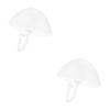 FRCOLOR Hair Highlighting Cap with Needle Hook 2pcs White view 1