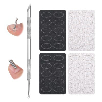 5PCS Metal Loop Cuticle Pusher and Scraper Stainless Steel Pre-Treatment