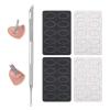 5PCS Metal Loop Cuticle Pusher and Scraper Stainless Steel Pre-Treatment view 1