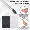 5PCS Metal Loop Cuticle Pusher and Scraper Stainless Steel Pre-Treatment view 4