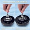 Razor Rinser 2.0, Portable Razor Cleaner Tool Quickly, the Clean Shave Razor Rinser Suitable for Most Head Razors, Straight Razor Holder, No Electricity Require (Transparent * 1PC) view 3