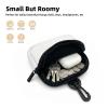 KKLWEGU Small Neoprene Pouch, Mini Portable Makeup Bag With Carabiner Keychain Waterproof Travel Coin Purse Storage Bag Lovely Tree Frogs Clutch Cosmetic Organizer For Women view 3
