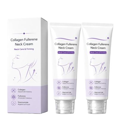 Neck Cream, Magic Collagen Fullerene Neck Cream, Suitable for everyone (2pcs)