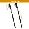 Coufce 2 Pack Eyelash Comb, Metal Eyelash Brush Separator Tool, Eyebrow Brush Grooming Brushes, Eyebrow Comb with Metal Teeth, Eye Makeup Tool for Women (Long Handle) view 2