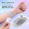 ONLYBETTER Sliver Holographic Body Glitter Gel for Face & Hair, 1.69oz view 2