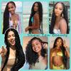 Human Braiding Hair for Boho Braids Human 110g 16 Inch Curly Boho Hair for Braiding Knotless 12A Deep Wave Bulk Bohemian 2 Bundles view 2