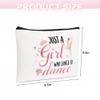 YURUGEAR Dance Makeup Bag for Gift, Cosmetic Bag with Zipper view 2