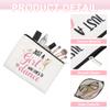 YURUGEAR Dance Makeup Bag for Gift, Cosmetic Bag with Zipper view 3