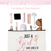 YURUGEAR Dance Makeup Bag for Gift, Cosmetic Bag with Zipper view 4