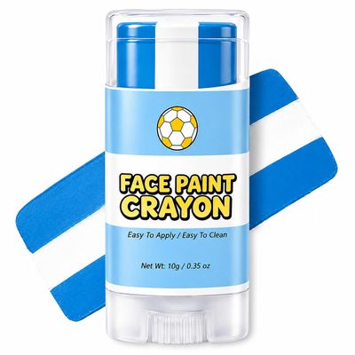 Argentina World Cup Eye Black Stick,Blue White and Blue Body Paint