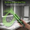 Beard Trimmer for men, Vacuum Mustache Trimmer Electric Shaver, Green view 2
