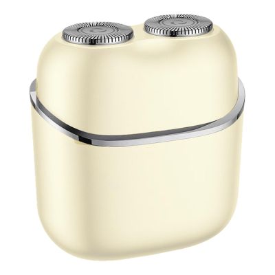 Facial Hair Removal for Face Portable Painless Shaver Rechargeable Hair Remover Device Peach Fuzz & Sensitive Ideal for Smooth Skin Travel/Makeup Prep (Beige)