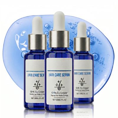Copper Peptide Hair Serum 3 Pack Daily Scalp Care Ritual | GHK-Cu Peptide Serum for Nourished, Fuller-Looking Hair | Clean, Lightweight Formula | All Hair Types, Men & Women