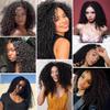 Deep Wave Bundles #1B Black Bundles Human Hair 34 34 34 Inch Unprocessed Brazilian Virgin Remy Hair 3 Bundle Natural Black Deep Curly Human Hair Extensions 50 Gram Per Bundle view 2