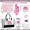Geiserailie 8 Pcs Breast Cancer Gifts for Women Pink Ribbon view 2