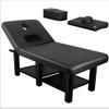 Professional Massage Bed Adjustable Backrest Detachable Headrest Physical Therapy Table with Removable Chest Cushions Hydrotherapy Suitable for Beauty Centers Massage Parlors and Tattoo Studios Black view 1