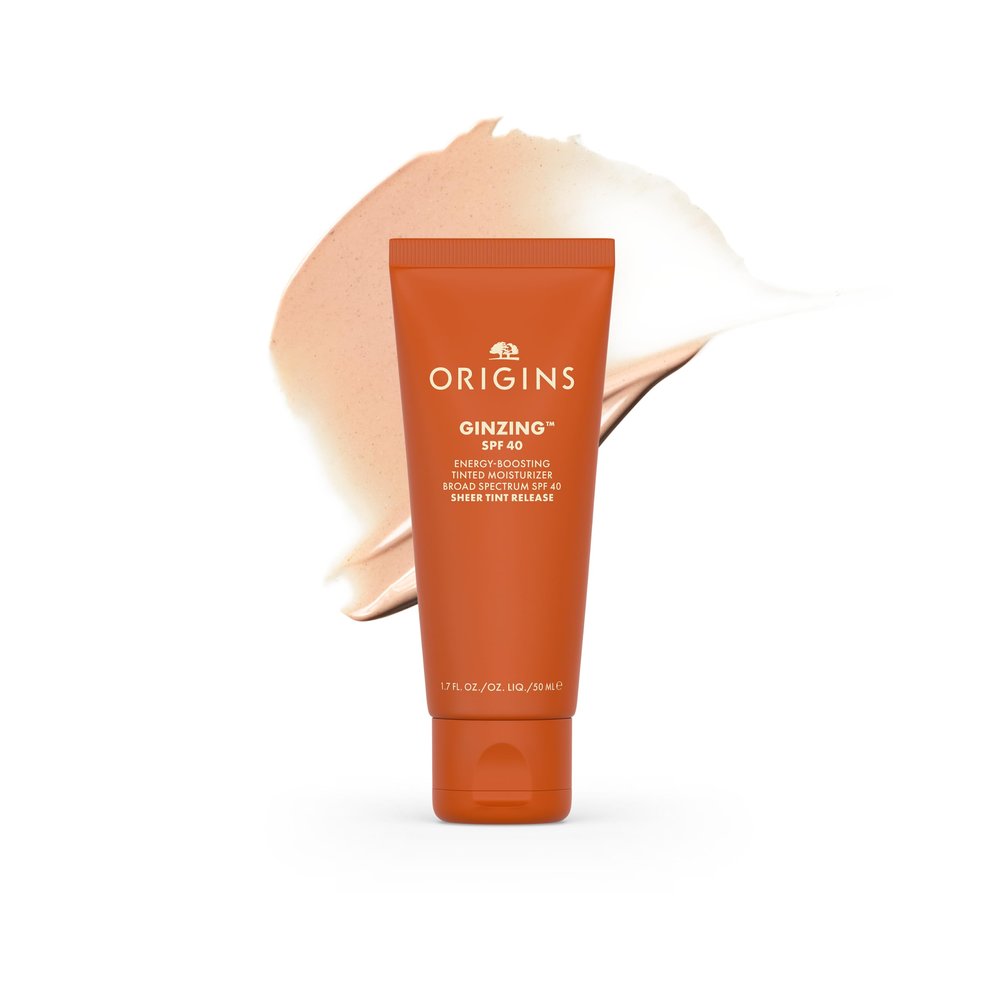 Origins GinZing Energy-Boosting Tinted Moisturizer With SPF 40 | Hydrates & Perfects | Skin Tint With Caffeine And Ginseng, 1.7 Fl Oz, Shade 1