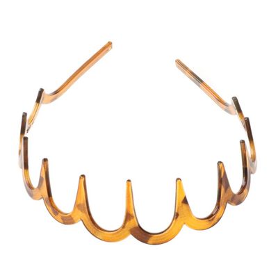 Girls Shark Long Tooth Headband Plastic Resin Non-Slip Wave Comb Hair Hoop Headwear DIY Styling Accessories Headpiece Adult