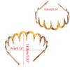 Girls Shark Long Tooth Headband Plastic Resin Non-Slip Wave Comb Hair Hoop Headwear DIY Styling Accessories Headpiece Adult view 2