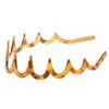 Girls Shark Long Tooth Headband Plastic Resin Non-Slip Wave Comb Hair Hoop Headwear DIY Styling Accessories Headpiece Adult view 4
