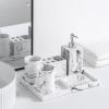 Nordic Marble Bathroom Set Six-piece Toiletry view 2