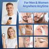 Nose Wax Kit Men, Nose Ear Hair Waxing Kit 120g Wax, 65 Sticks, 2 Silicone Pots, Nose Ear Hair Removal Kit, USB Fast Heat, Smart Constant Temp, Multi-Accessories, Black view 2