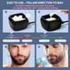 Nose Wax Kit Men, Nose Ear Hair Waxing Kit 120g Wax, 65 Sticks, 2 Silicone Pots, Nose Ear Hair Removal Kit, USB Fast Heat, Smart Constant Temp, Multi-Accessories, Black view 4