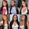 Human Hair Bundles Straight 3 Bundles 150G #1B Natural Black 30"32"34" view 2