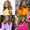 Biliisyff Human Hair Bundles P4/613 Body Wave Brown & Blonde 30 32 34" view 2