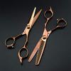 NUHSLF Hair Cutting Scissors, 6 Inch Professional Japan 440C Bronze Cut Cutting Barber Haircut Scissor Thinning Shears Hairdressing Scissors By (Set) view 1