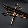 NUHSLF Hair Cutting Scissors, 6 Inch Professional Japan 440C Bronze Cut Cutting Barber Haircut Scissor Thinning Shears Hairdressing Scissors By (Set) view 2