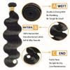 Human Hair Bundles 14 16 18 20 Inch Unprocessed Brazilian Virgin Hair 4 Bundles Body Wave Bundles Human Hair Natural Color view 3